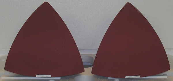 Satz Lautsprecherblenden Beolab 4 in rot